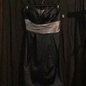 NWT strapless blue and silver dress size 7